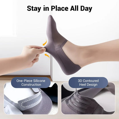 🔥5 Paar Ice Silk No-Show Socken Set