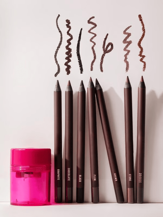 🎁KAUFEN 1 ERHALTEN 1 GRATIS🔥-🌟24 Stunden wasserfester Eyeliner-Duo, anspitzbarer Kajalstift💦