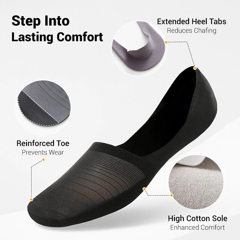 🔥5 Paar Ice Silk No-Show Socken Set