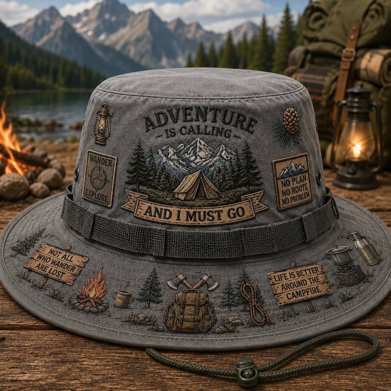 🏕️ "Adventure Is Calling" – Dein robuster Begleiter für unvergessliche Tage in der Natur 🌲