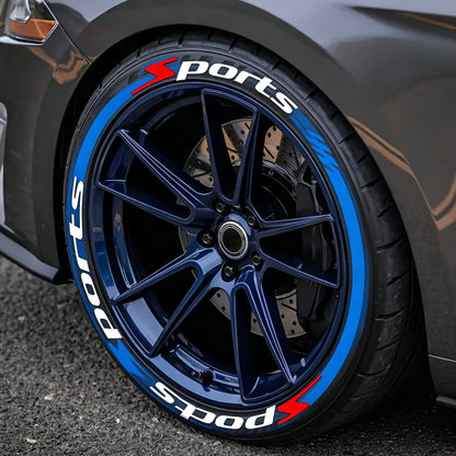 🏎️ 3D Reifenaufkleber Set — Verleihen Sie Ihren Reifen sofort den ultimativen Rennsport-Look! 🔥
