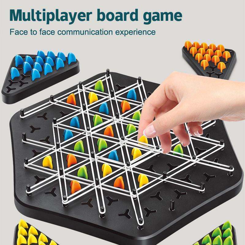 🧩 Triggle Logik- & Strategiespiel | Gehirntraining für die ganze Familie | Tragbar & Für alle Altersgruppen 👨‍👩‍👧‍👦