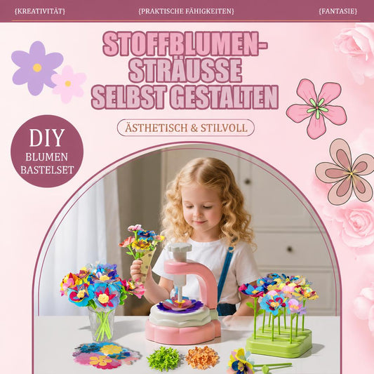 🌸 DIY Blumen-Bastelset für Kinder – Kreative Feinmotorik & Handgemachte Geschenke