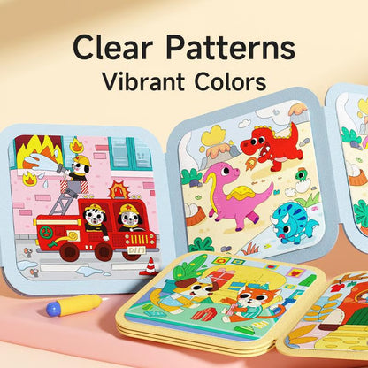 🔥 40% RABATT im Winter-SALE! 💧 Wiederverwendbares Wasser-Malbuch für Kleinkinder & Kinder 🎨