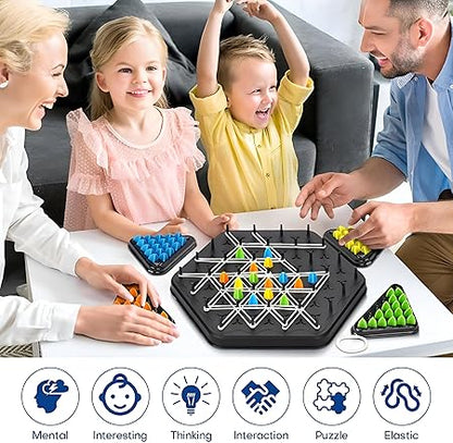 🧩 Triggle Logik- & Strategiespiel | Gehirntraining für die ganze Familie | Tragbar & Für alle Altersgruppen 👨‍👩‍👧‍👦