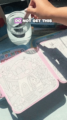 🔥 40% RABATT im Winter-SALE! 💧 Wiederverwendbares Wasser-Malbuch für Kleinkinder & Kinder 🎨