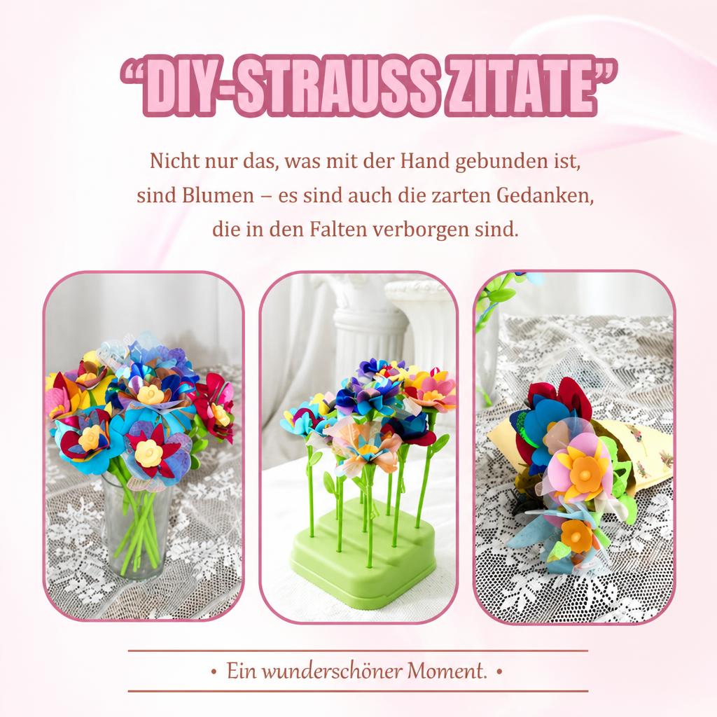 🌸 DIY Blumen-Bastelset für Kinder – Kreative Feinmotorik & Handgemachte Geschenke