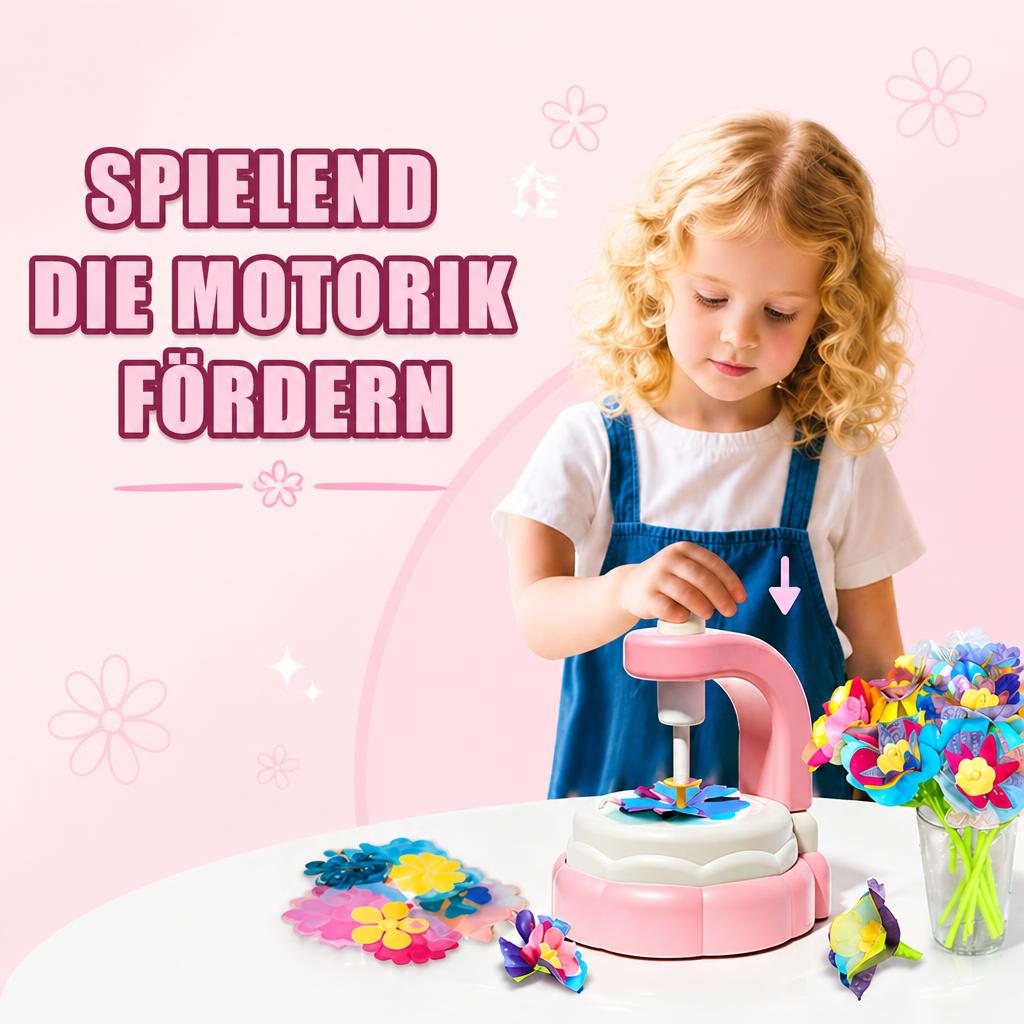 🌸 DIY Blumen-Bastelset für Kinder – Kreative Feinmotorik & Handgemachte Geschenke