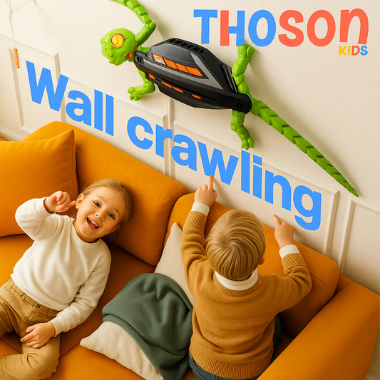 🦎 RC Wandkletter-Auto Gecko 🐞 | Fährt an Wänden & Decken | USB Aufladbar 🎁