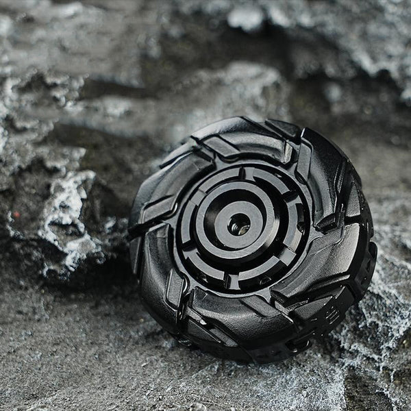 🧘Kreativer Fidget-Slider mit offener Panzerung und Kreisel