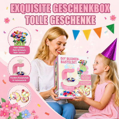 🌸 DIY Blumen-Bastelset für Kinder – Kreative Feinmotorik & Handgemachte Geschenke