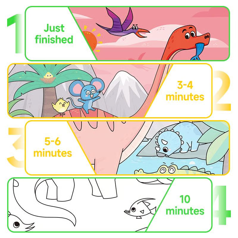 🔥 40% RABATT im Winter-SALE! 💧 Wiederverwendbares Wasser-Malbuch für Kleinkinder & Kinder 🎨