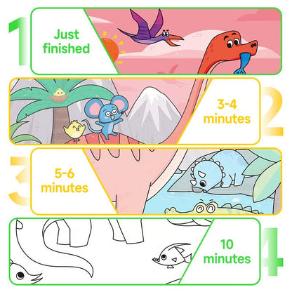 🔥 40% RABATT im Winter-SALE! 💧 Wiederverwendbares Wasser-Malbuch für Kleinkinder & Kinder 🎨