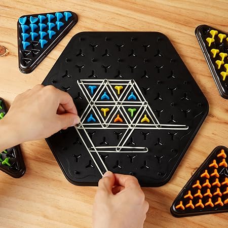 🧩 Triggle Logik- & Strategiespiel | Gehirntraining für die ganze Familie | Tragbar & Für alle Altersgruppen 👨‍👩‍👧‍👦