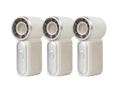 💨 Mini-Handventilator mit LED-Display | 6 Stufen, 10,7 Std. Frische | Federleicht & überall einsatzbereit