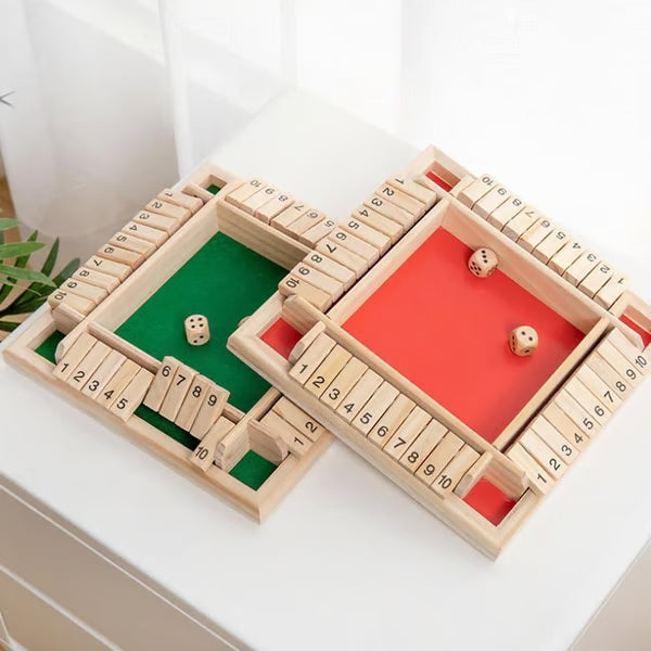SHUT THE BOX BRETTPIEL 🎲 | Lustiges Familienspiel