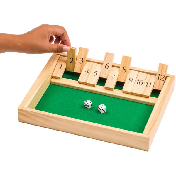 SHUT THE BOX BRETTPIEL 🎲 | Lustiges Familienspiel