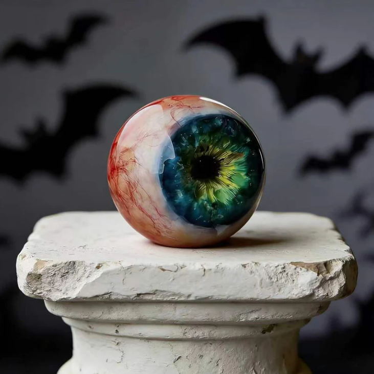 👁️ Das Auge des Beobachters: Hyperrealistische Monsterauge-Dekoration 🖤 Ästhetisch… Beunruhigend… Unvergesslich ✨