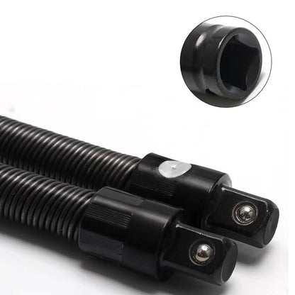🔥 Flexible 1/2 Zoll (12,7 mm) Steckschlüssel-Verlängerung – Biegsamer Federstahl
