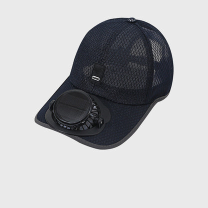 ☀️ Premium Solar-Ventilator Basecap — Die ultimative Abkühlung mit UPF50+! 🌬️🔥