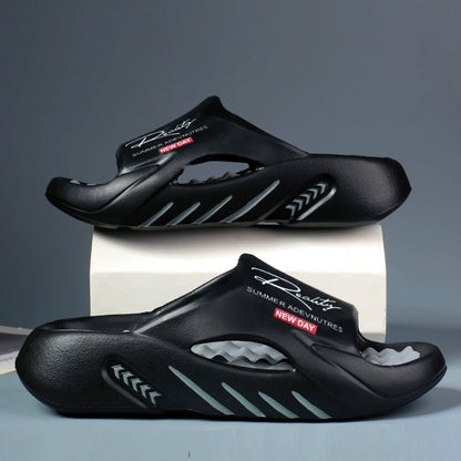 🥳 SOMMER-HITANGEBOT 🥳 💞 50.000+ VERKAUFT! 💥 49% RABATT! 🔥 Wolken-Slipper für Herren – Rutschfest & Dicke Sohle