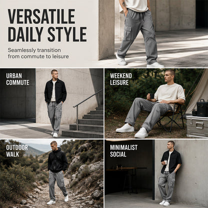 Die perfekte Balance aus Stil & Komfort: Die atmungsaktive Herren-Cargohose für jeden Tag