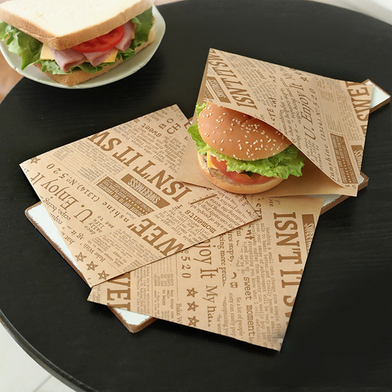 Nie wieder fettige Hände: Fettbeständige Sandwichbeutel mit Motiv (18x18 cm) 🥪